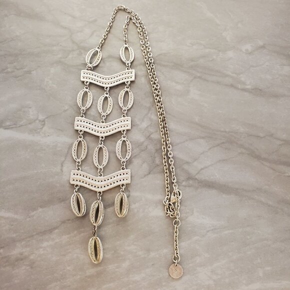 ✨ Stella and Dot Vintage Antique Boho Summer Iconic Kimberly Statement Necklace - Picture 10 of 15